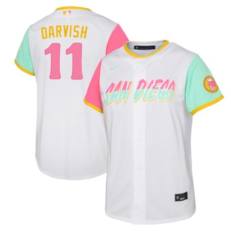 Youth Nike Yu Darvish White San Diego Padres 2022 City Connect Replica Player Jersey