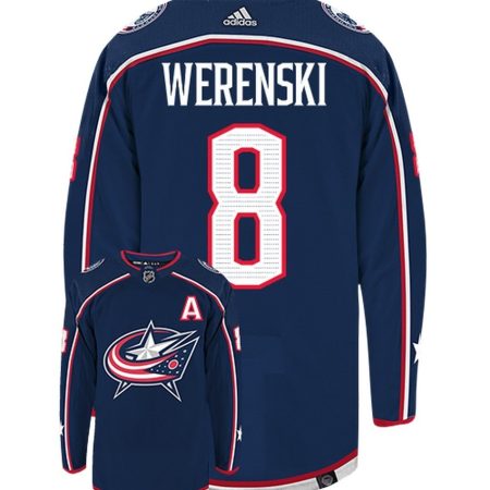Zach Werenski Columbus Blue Jackets Adidas Primegreen Authentic NHL Hockey Jersey