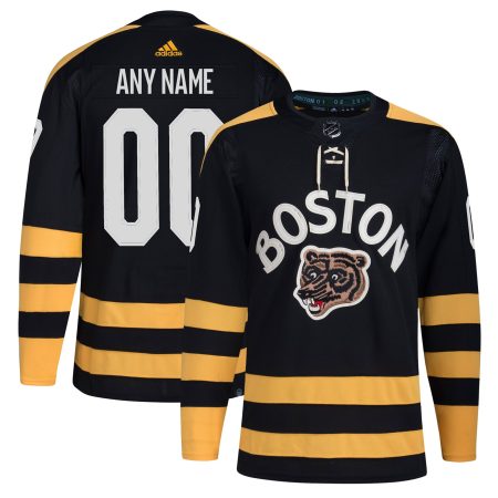Boston Bruins adidas 2023 NHL Winter Classic Authentic Custom Jersey - Black